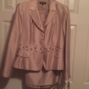 ** Brand new** Champagne colored 2pc skirt set